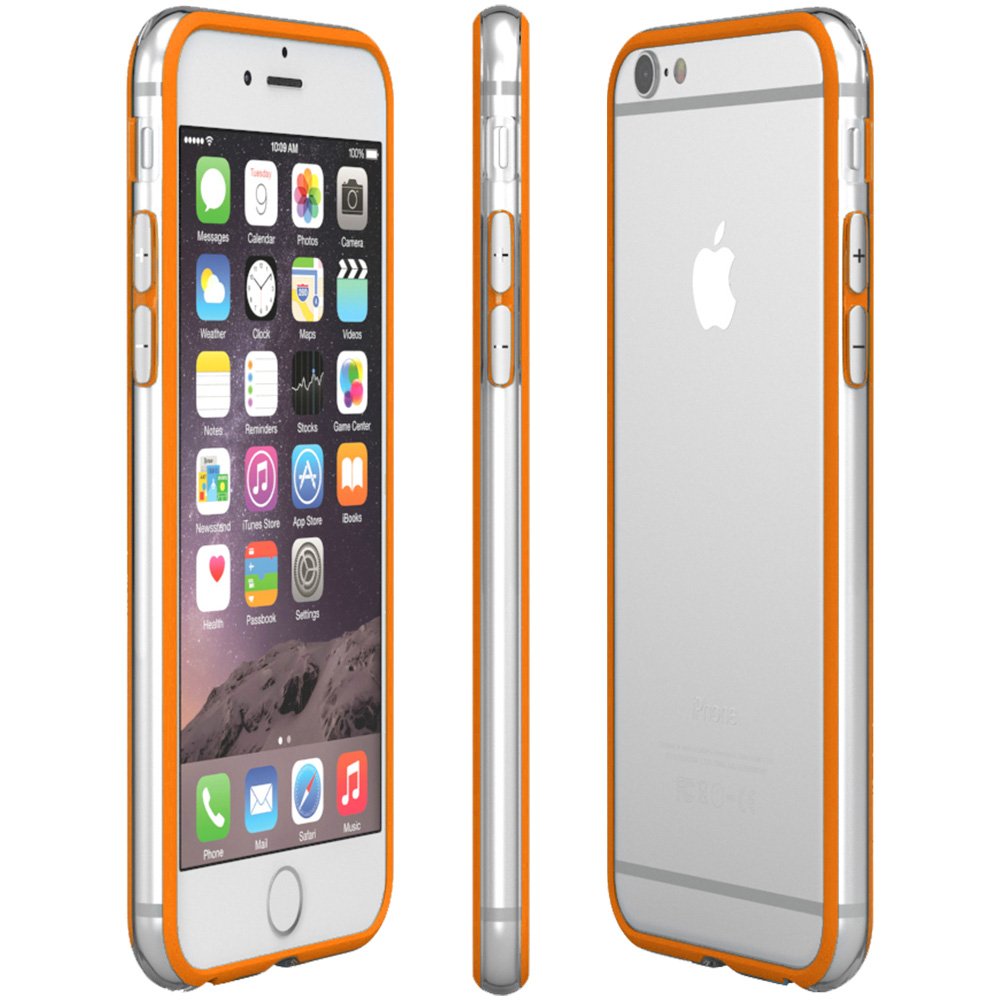 Bumper hoesje Apple iPhone 6 Plus oranje