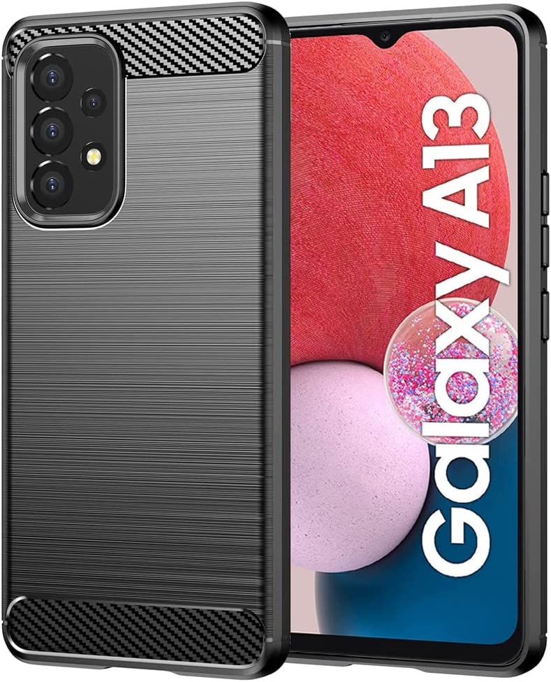 Carbon TPU hoesje Samsung Galaxy A13 (4G) zwart
