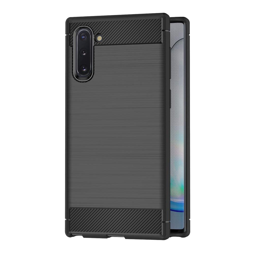 Carbon TPU hoesje Samsung Galaxy Note 10 zwart
