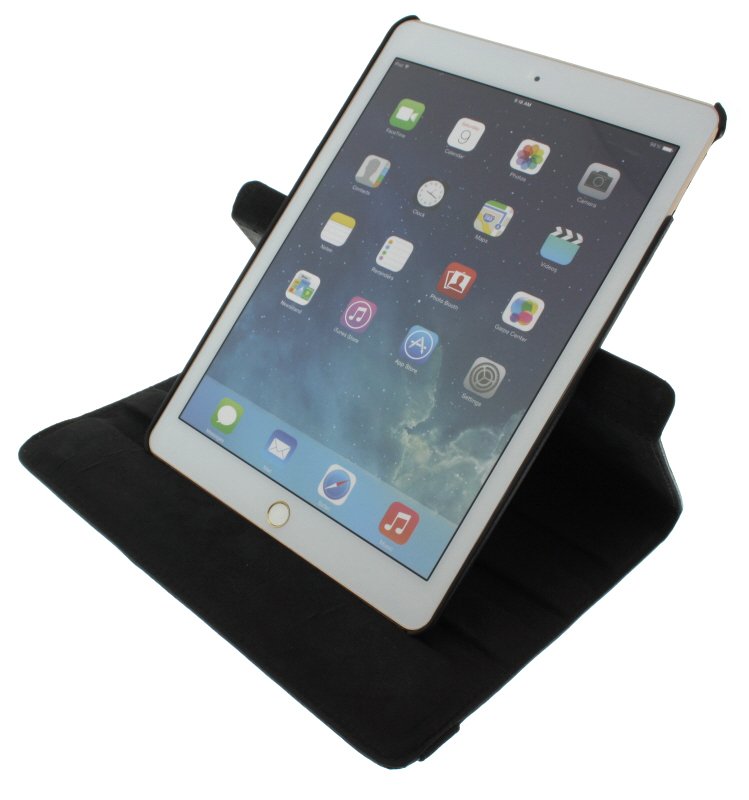 Case met Stand draaibaar Apple iPad Air 2 zwart
