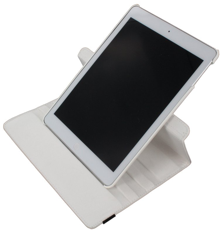 Case met Stand draaibaar Apple iPad Air wit