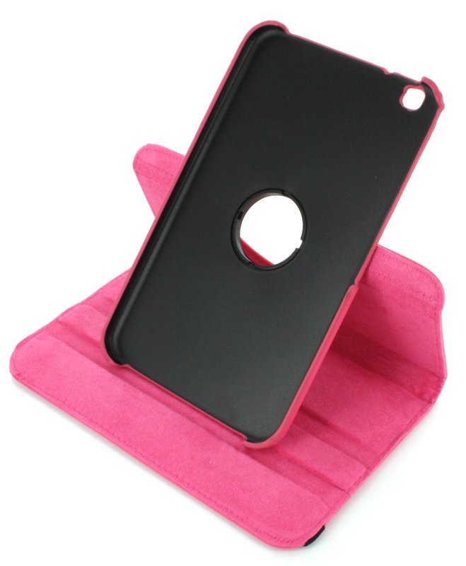 Case met Stand draaibaar Samsung Galaxy Tab 3 8.0 roze