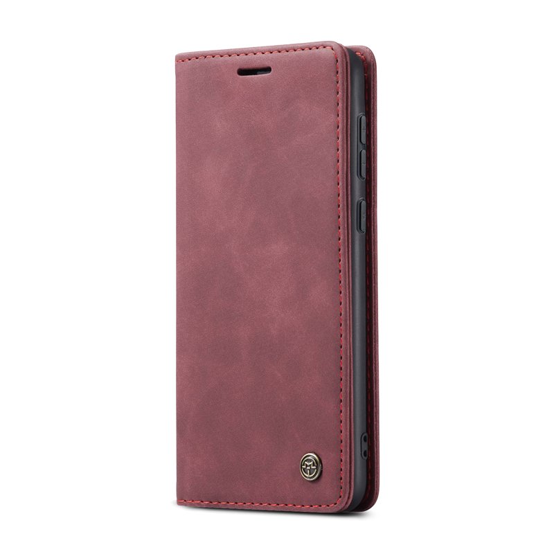 CaseMe book case leer - Samsung Galaxy A17/A18 - rood
