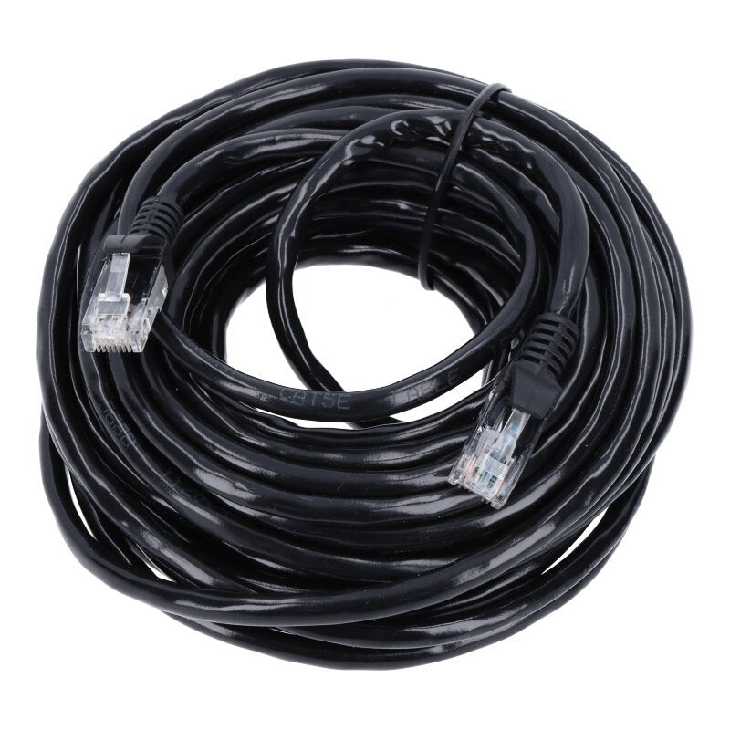 Cat.6 RJ45 8P8C Internet Netwerk kabel (male) zwart - 10 meter