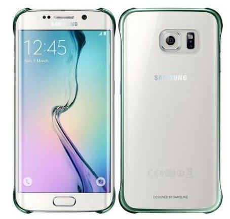 Clear cover Samsung Galaxy S6 Edge EF-QG925BGE groen
