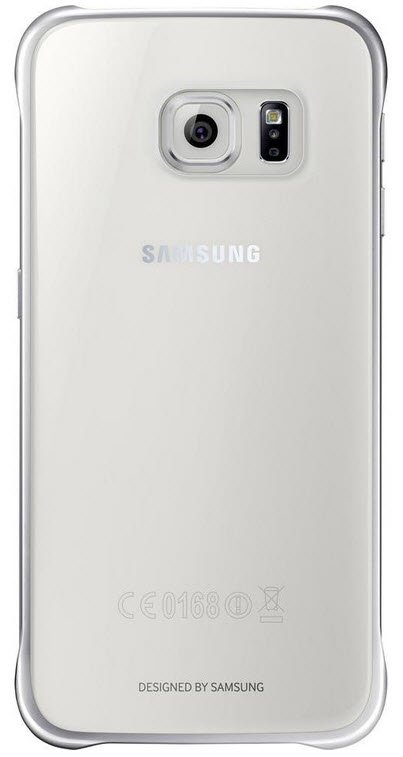 Clear cover Samsung Galaxy S6 EF-QG920BSE zilver