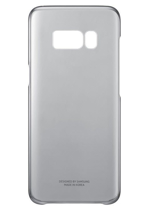 Clear cover Samsung Galaxy S8 EF-QG950CBE zwart