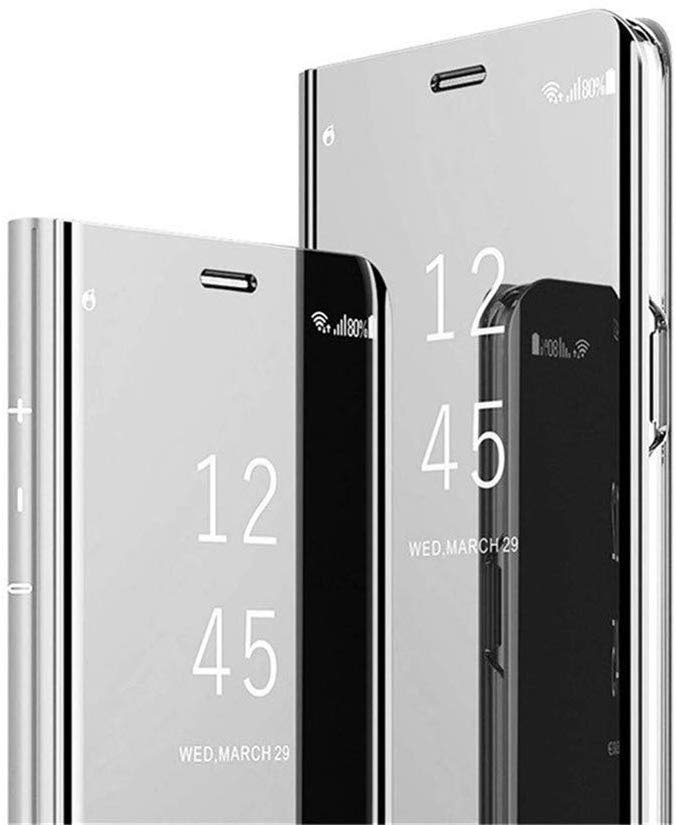 Clear View cover Samsung Galaxy A17/A18 grijs/zilver