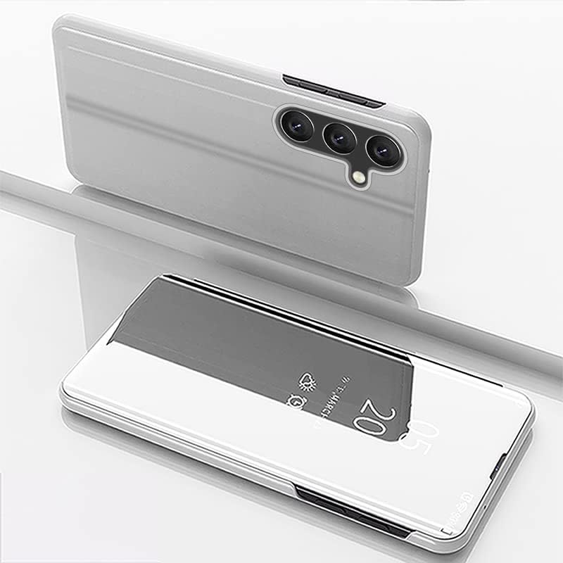Clear View cover Samsung Galaxy A37 Zilver