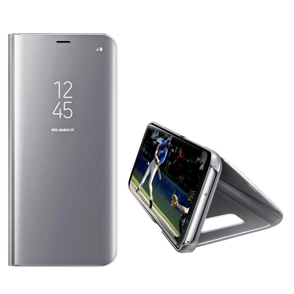 Clear View cover Samsung Galaxy Note 5 zilver