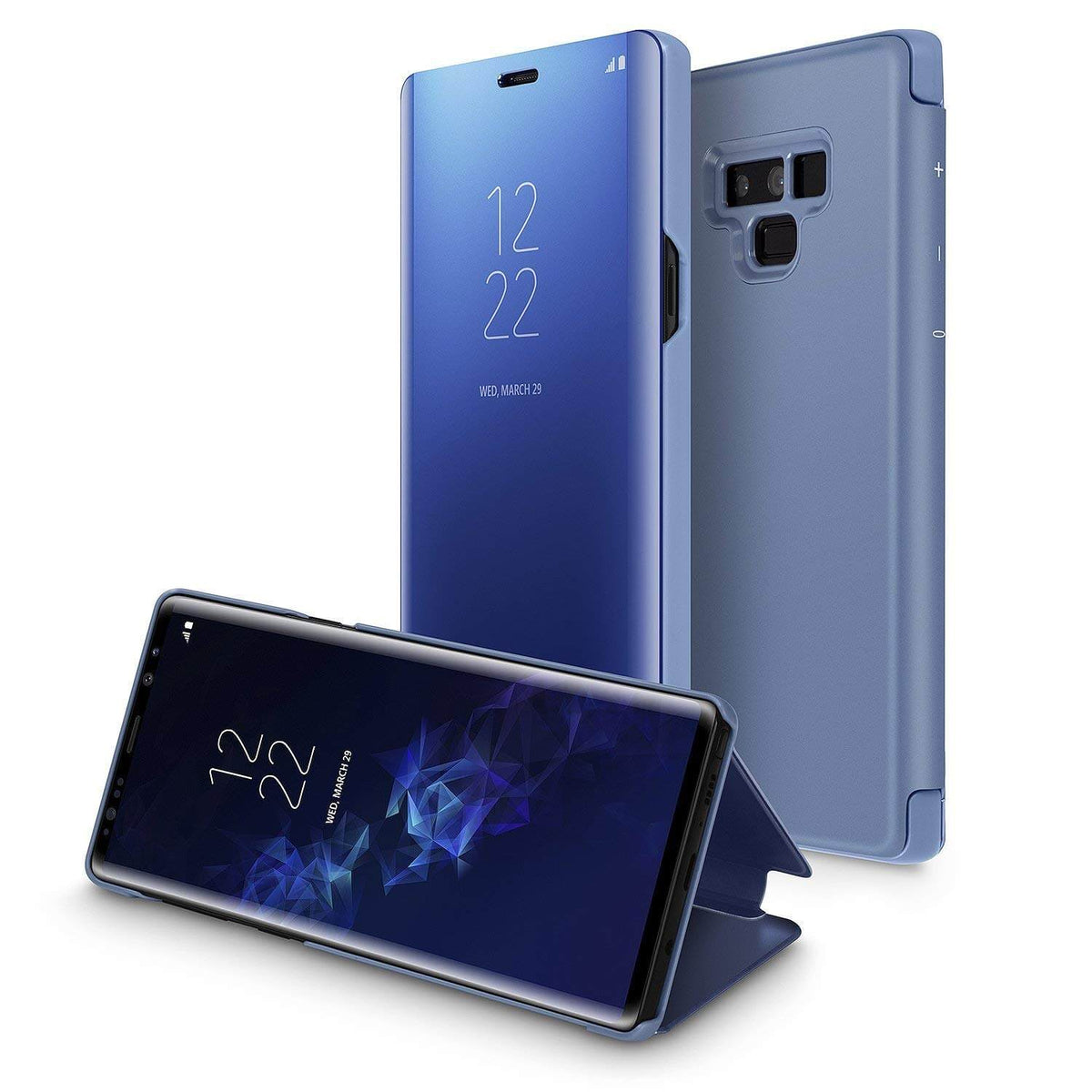 Clear View cover Samsung Galaxy Note 9 blauw