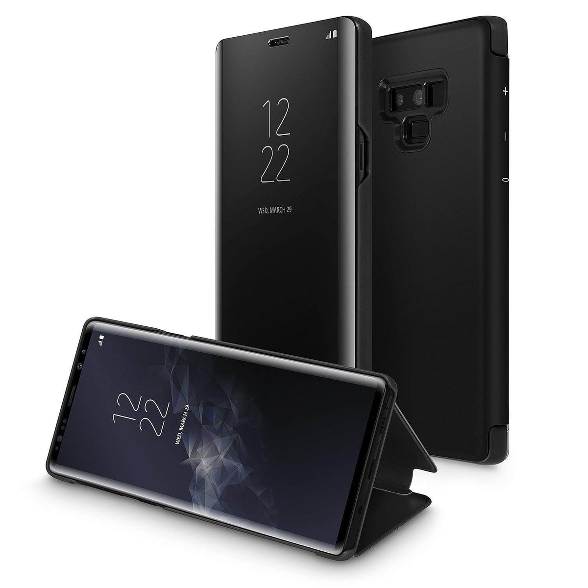 Clear View cover Samsung Galaxy Note 9 zwart