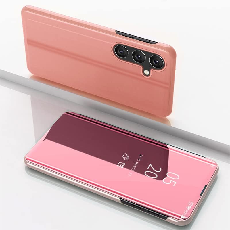 Clear View cover Samsung Galaxy S26 Rose goud