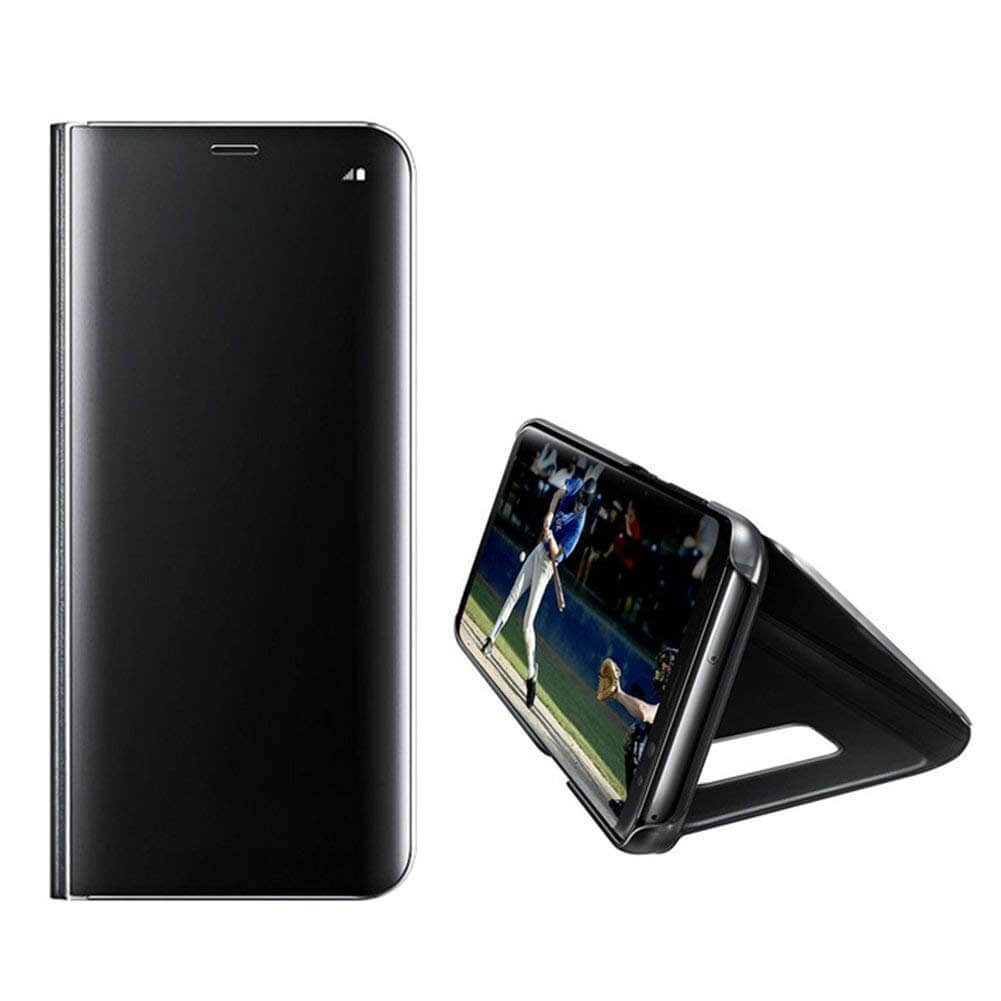 Clear View cover Samsung Galaxy S6 Edge Plus zwart