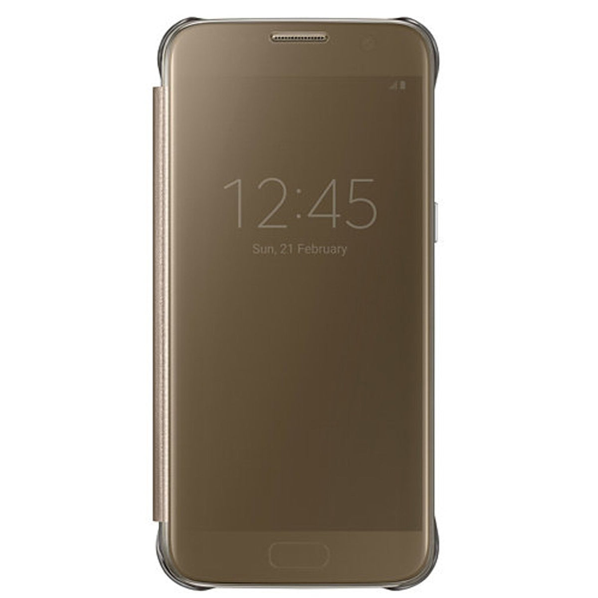 Clear View cover Samsung Galaxy S7 EF-ZG930CFE goud