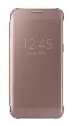 Clear View cover Samsung Galaxy S7 EF-ZG930CZE Rose gold