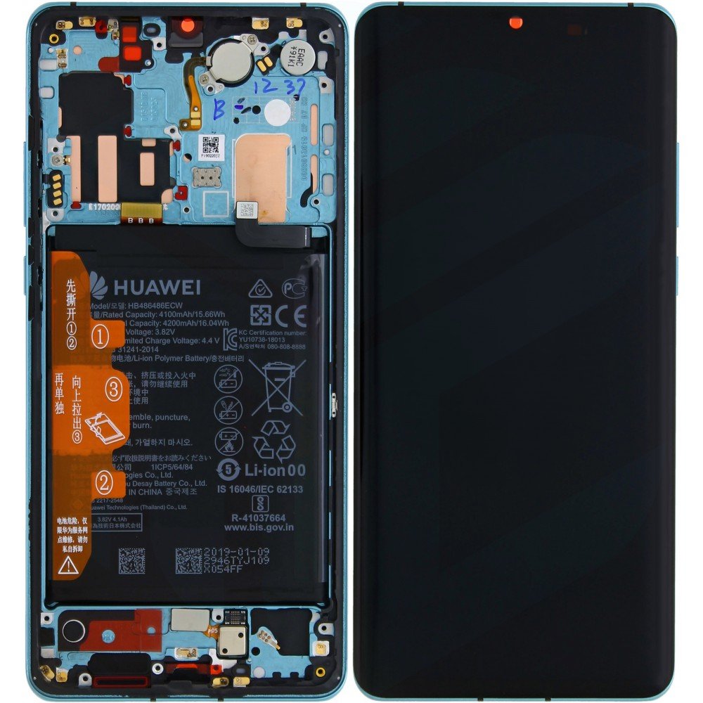 Display module Huawei P30 Pro Aurora Blue (Service Pack)