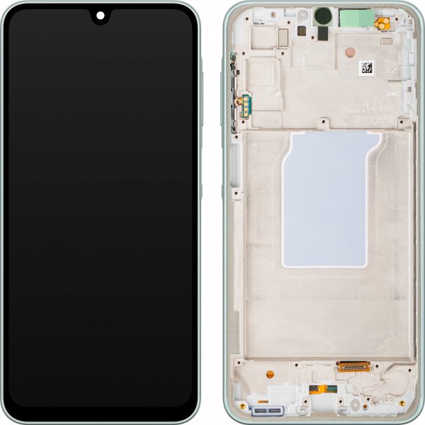 Display module met frame Samsung Galaxy A26 5G groen (service pack)
