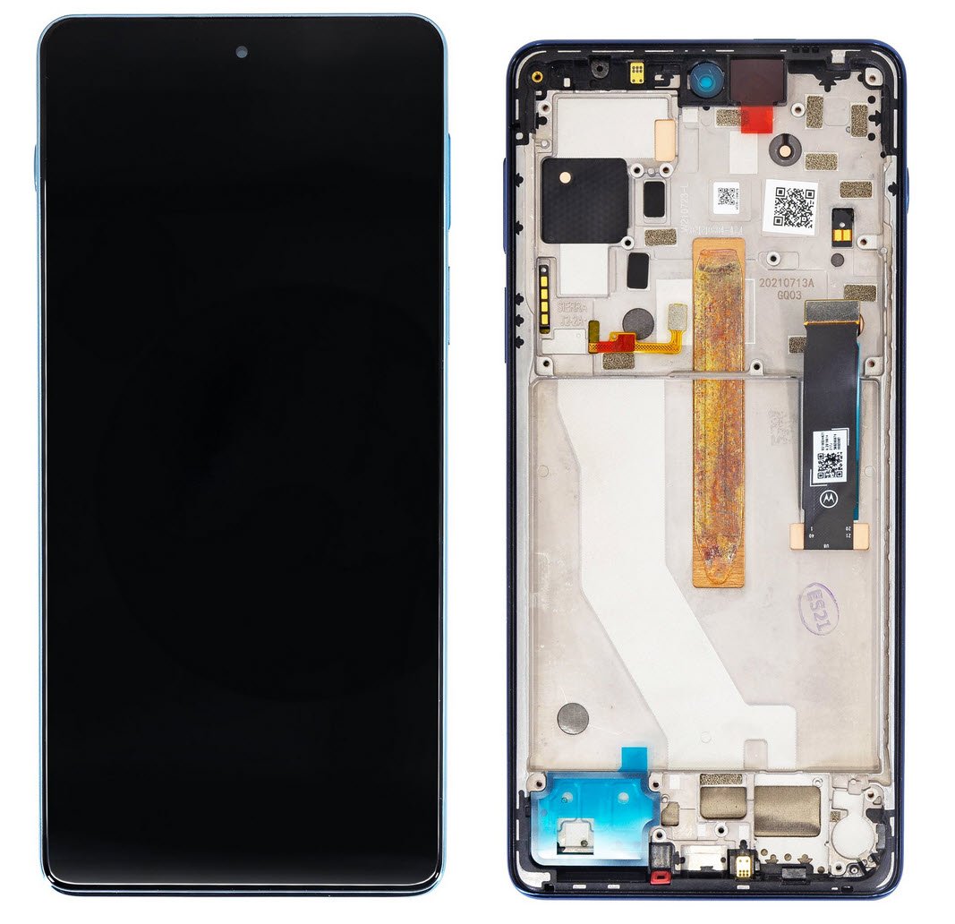 Display module Motorola Edge 20 Pro blauw (Service Pack)