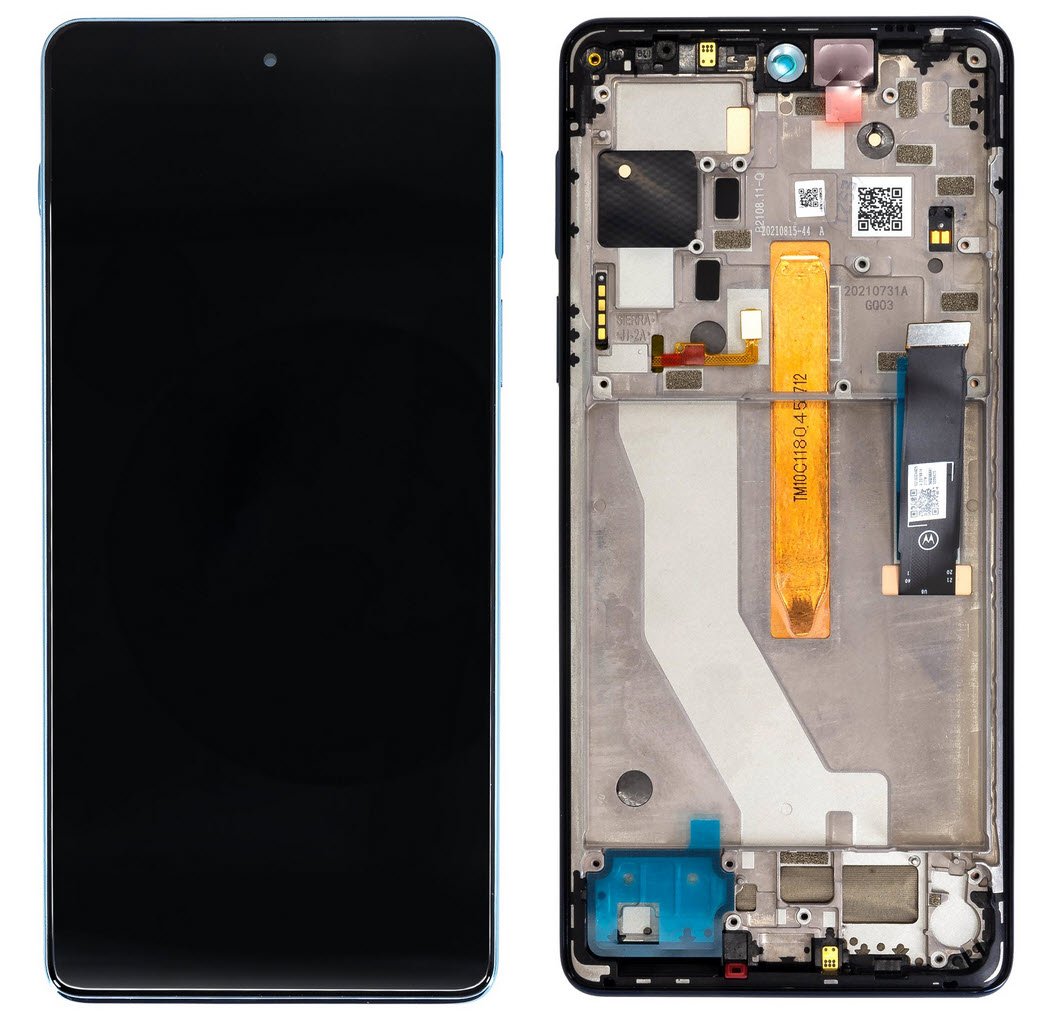 Display module Motorola Edge 20 Pro zwart (Service Pack)