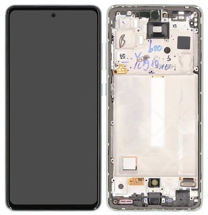 Display module Samsung Galaxy A52s groen (Service Pack)