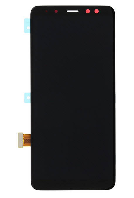 Display module Samsung Galaxy A8 2018 zwart (Service Pack)