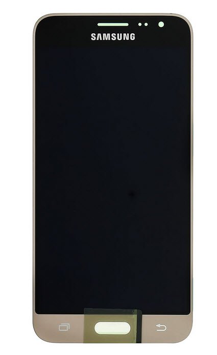 Display module Samsung Galaxy J3 2016 goud