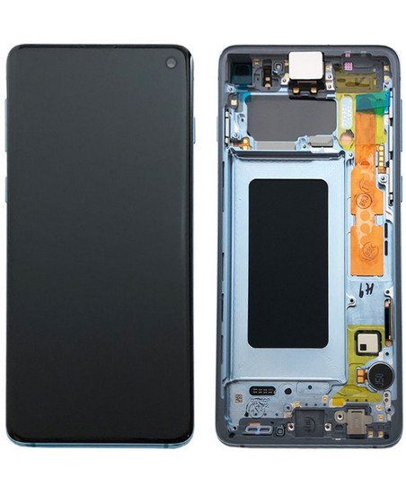 Display module Samsung Galaxy S10 blauw