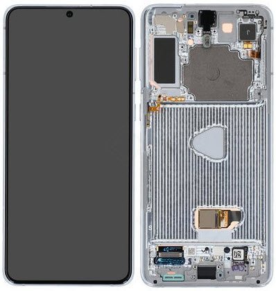 Display module Samsung Galaxy S21+ zilver (Service Pack)
