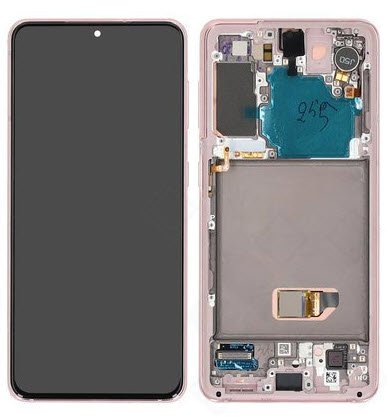 Display module Samsung Galaxy S21 roze (Service Pack)