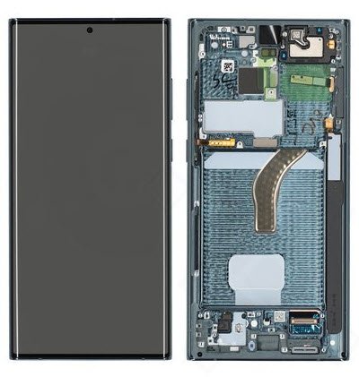 Display module Samsung Galaxy S22 Ultra Green (Service Pack)