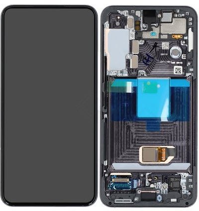 Display module Samsung Galaxy S22 zwart (Service Pack)