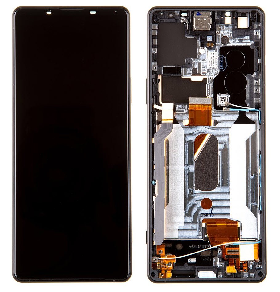 Display module Sony Xperia 1 III zwart (Service Pack)