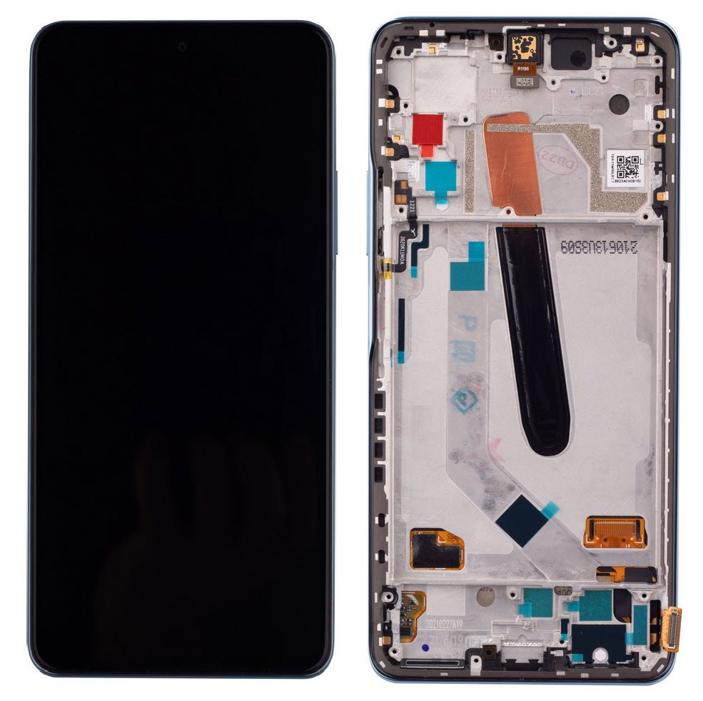 Display module Xiaomi Mi 11i/11 Pro/11X Pro blauw (Service Pack)