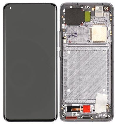 Display module Xiaomi Mi 11 Ultra zwart (service pack)
