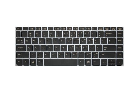 Clavier d'ordinateur portable HP QWERTZ DE + rétroéclairé