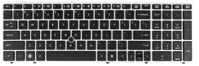 HP Laptop Tastatur Qwerty US + Trackpoint