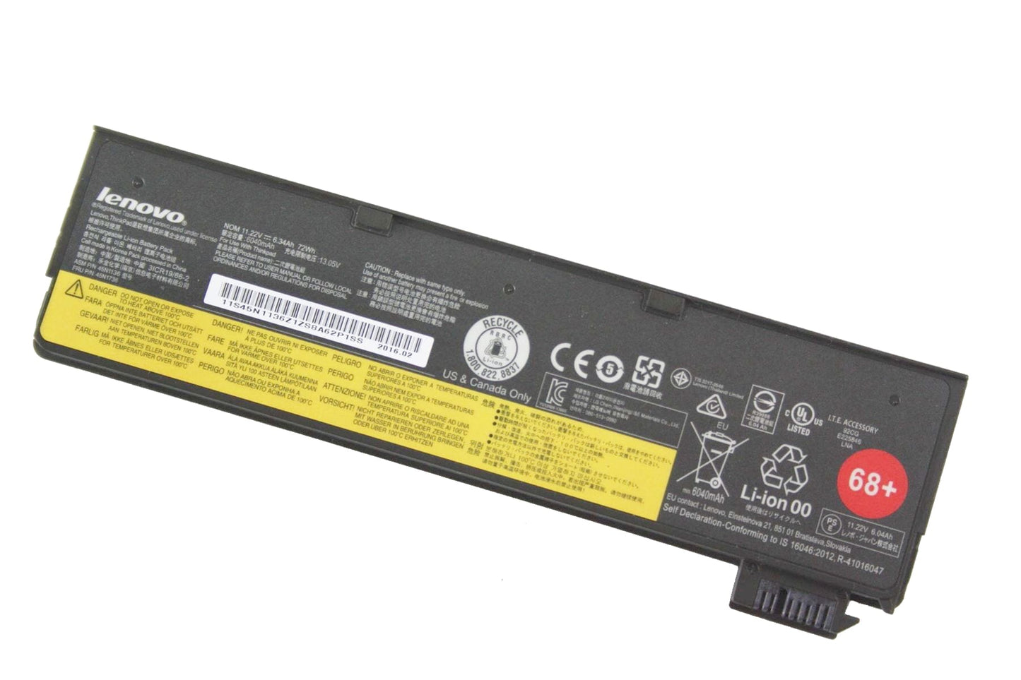 Lenovo Laptop Akku 68+ 6300mAh