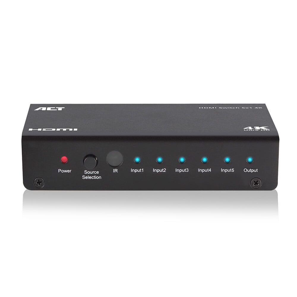 ACT 5x 1 HDMI-Umschalter, 3D- und 4K-Unterstützung