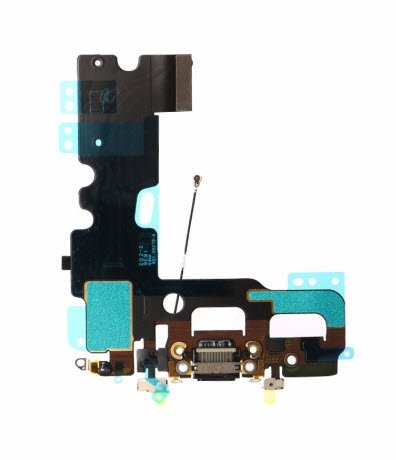 Dock connector flex kabel zwart voor Apple iPhone 7