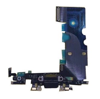 Dock connector flex kabel zwart voor Apple iPhone 8