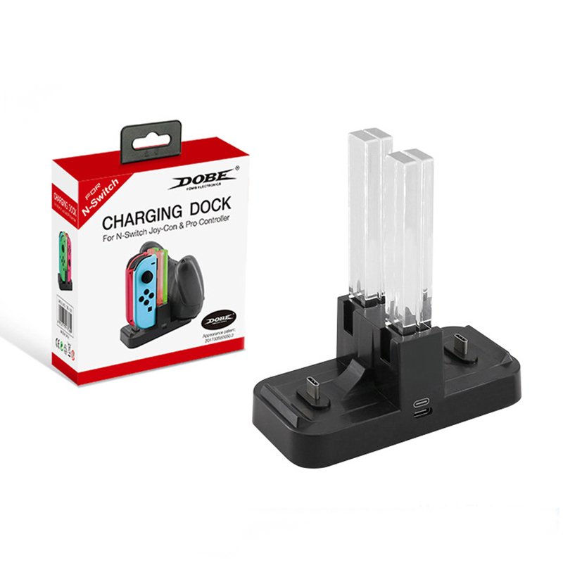 Dual snellader standaard voor 2x Joy Con / 2x controller