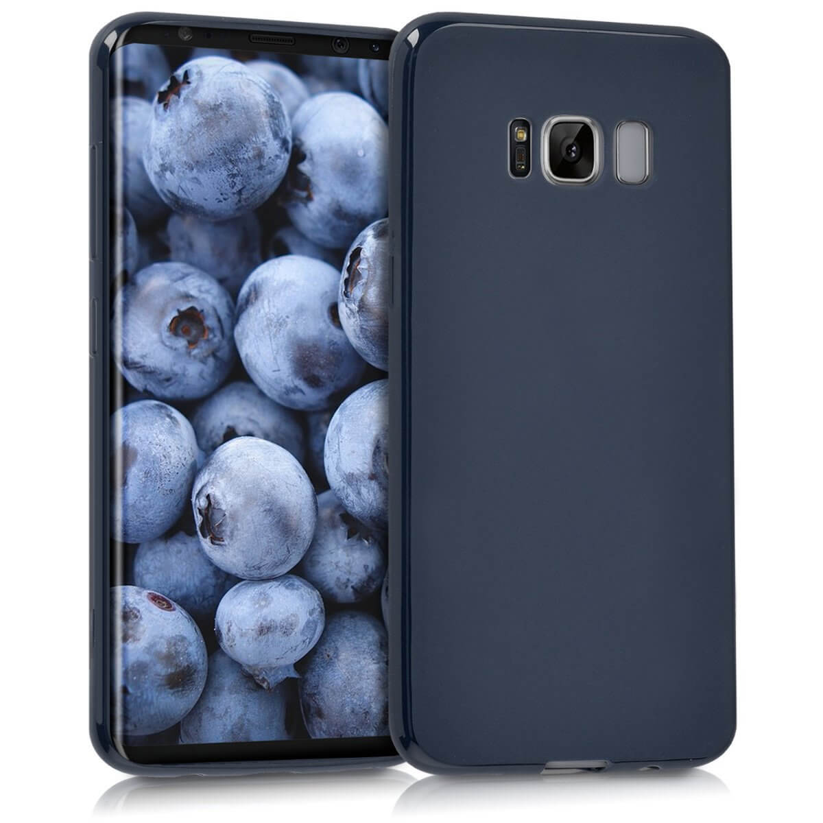 Flexibel soft hoesje Samsung Galaxy S8 donker blauw