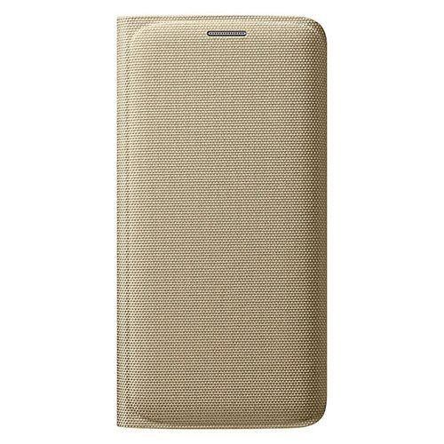 Flip Wallet fabric Samsung Galaxy S6 Edge EF-WG925BFE goud