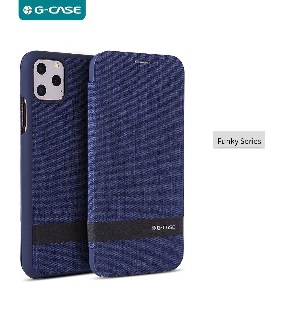 G-Case Funky Series Flip Case iPhone 11 Pro blauw