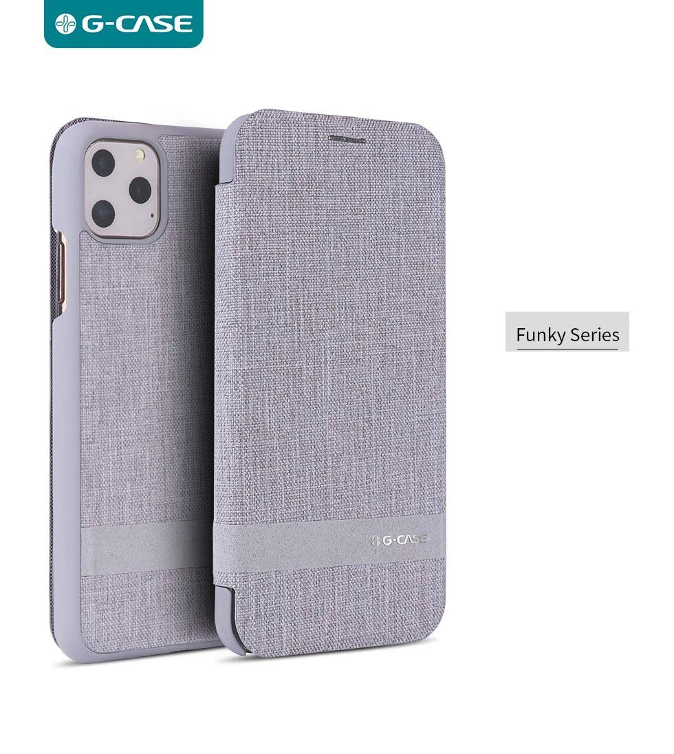 G-Case Funky Series Flip Case iPhone 11 Pro grijs