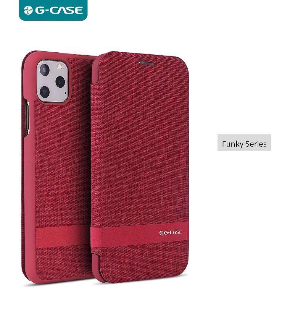 G-Case Funky Series Flip Case iPhone 11 rood