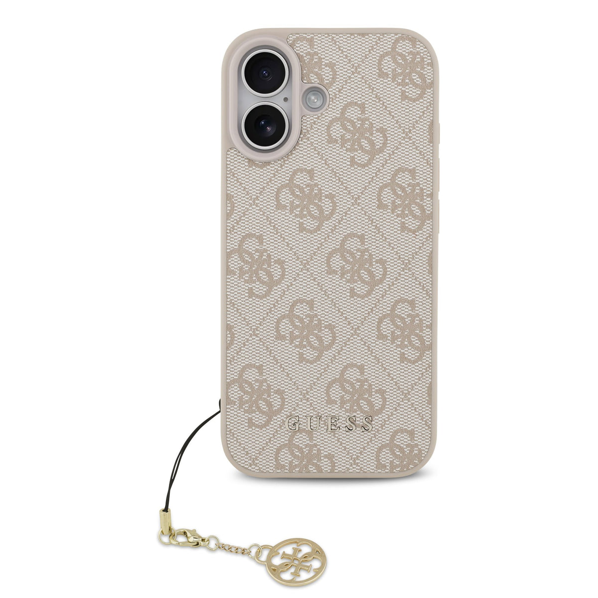 Guess 4G Charm MagSafe Case iPhone 17 Tone on Tone Roze