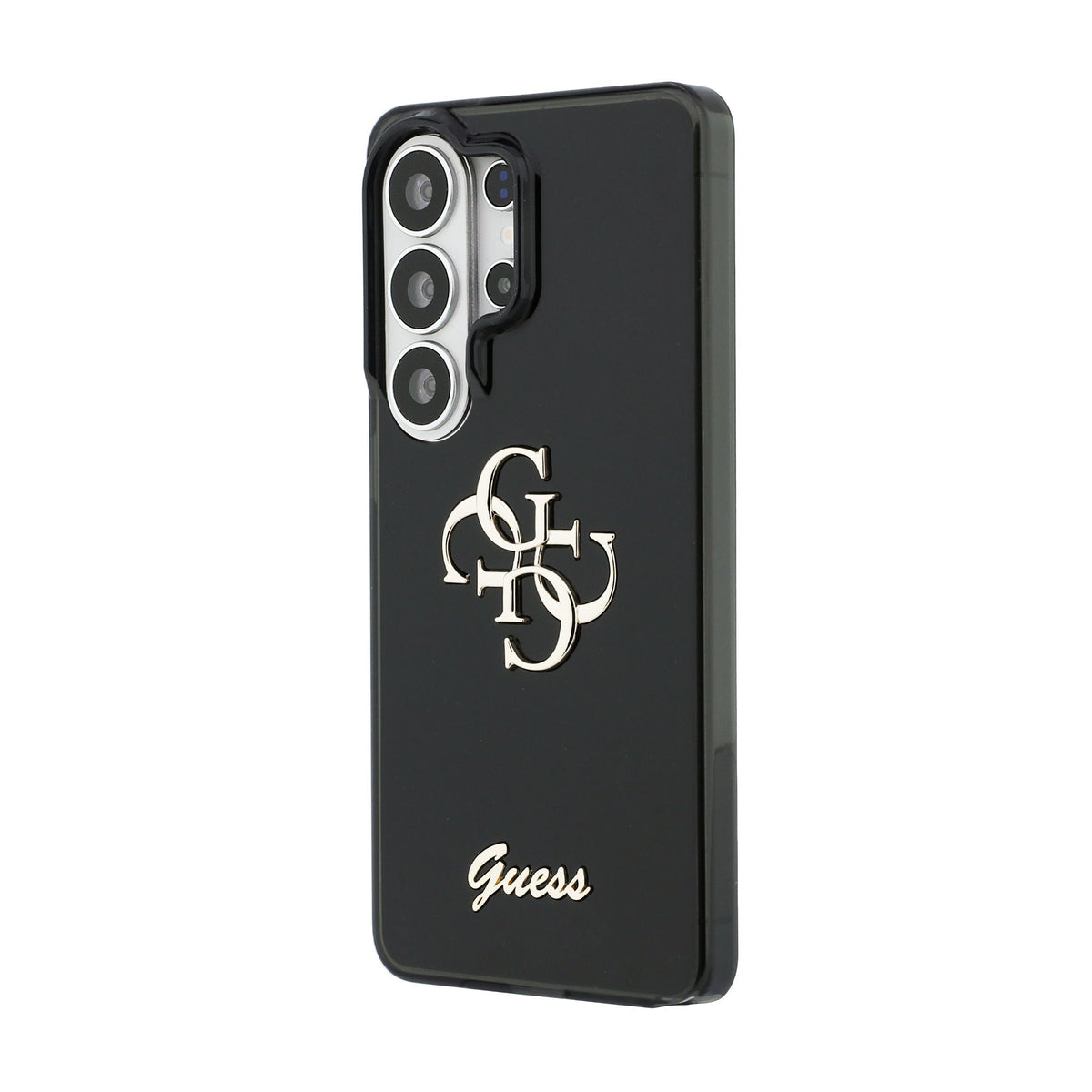 Guess IML 4G Script Metal Logo Case Samsung Galaxy S26 Ultra Zwart