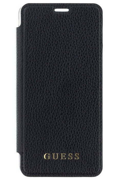 Guess Iridescent book case Samsung Galaxy S9 Plus zwart GUFLBKS9LIGLTBK